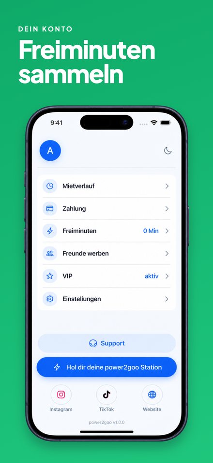 Freiminuten sammeln