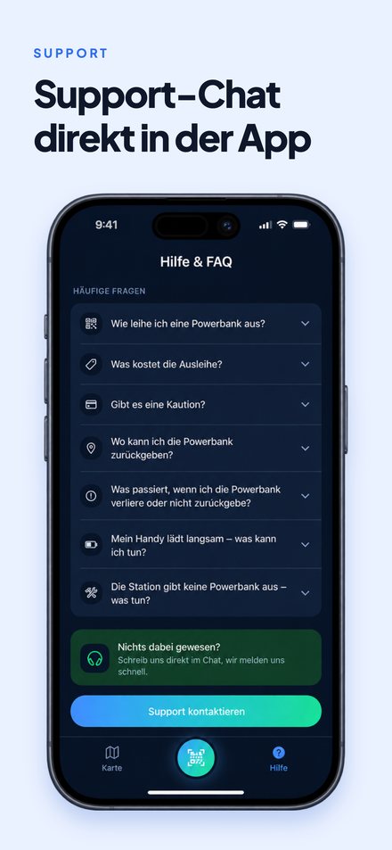 Support-Chat in der App